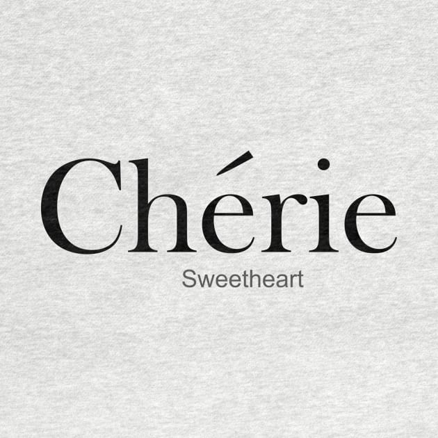 FRENCH WORD: Cherie (Sweetheart) by King Chris